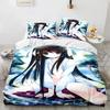 Kawaii Girl Bedding Set 3D Printed Suitable for Bedroom Duvet Cover Set With Pillowcases Kids Home Textile