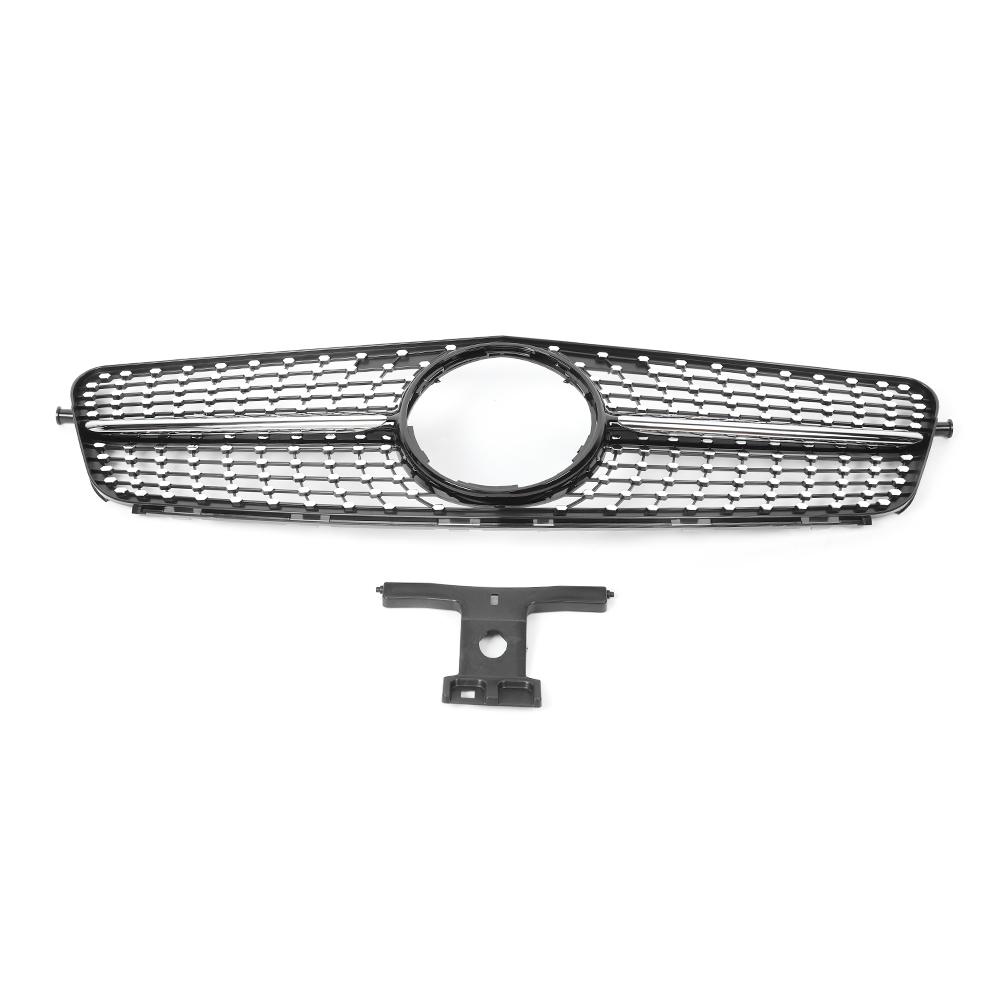 Front Grill Grille Replacement Part Fit for   W204 2007-2014