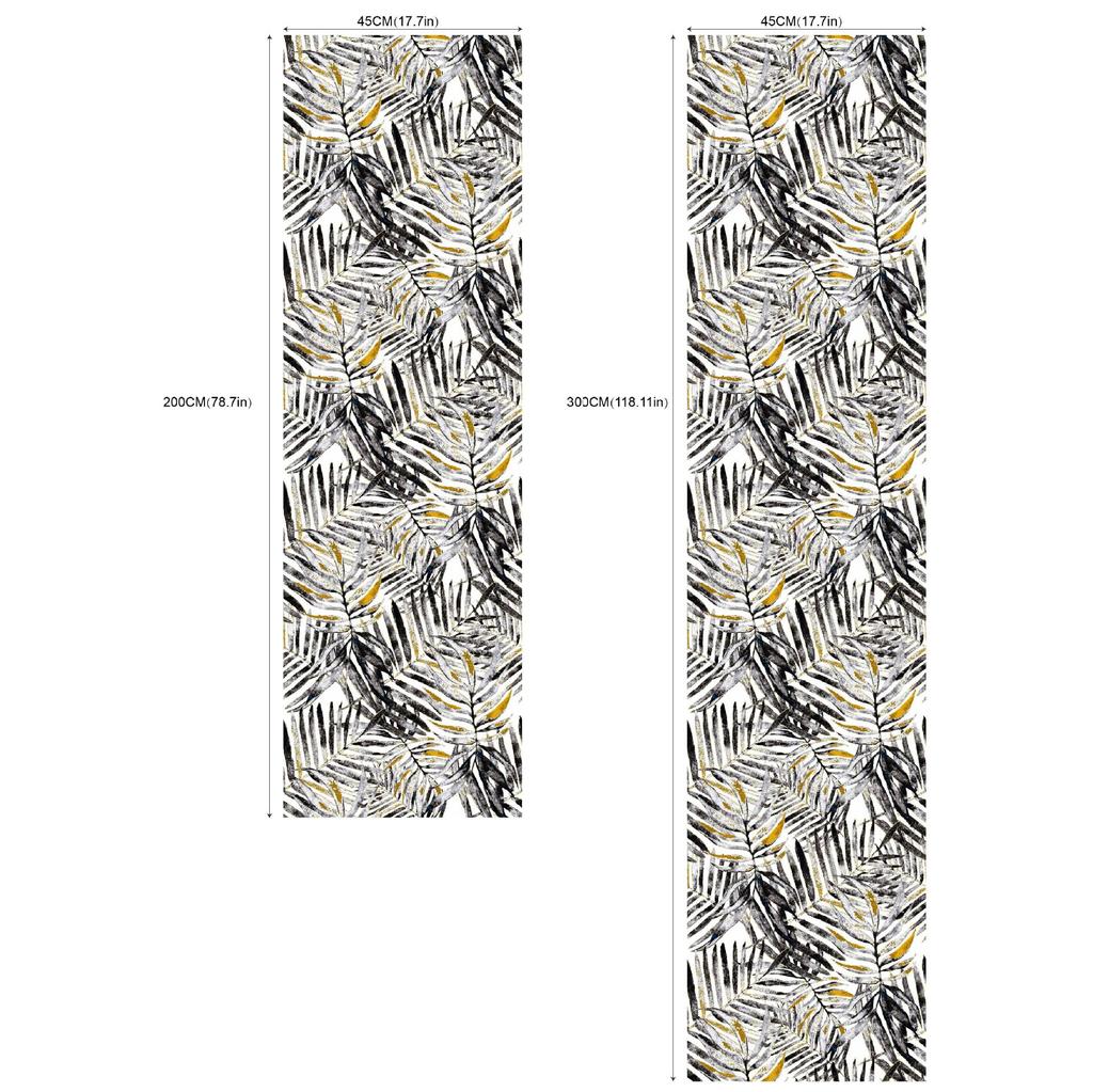 Selbstklebende und abziehbare Palmenblatt-Tapete aus Vinyl, wasserfest und abnehmbar, ideal für die Möbelrenovierung