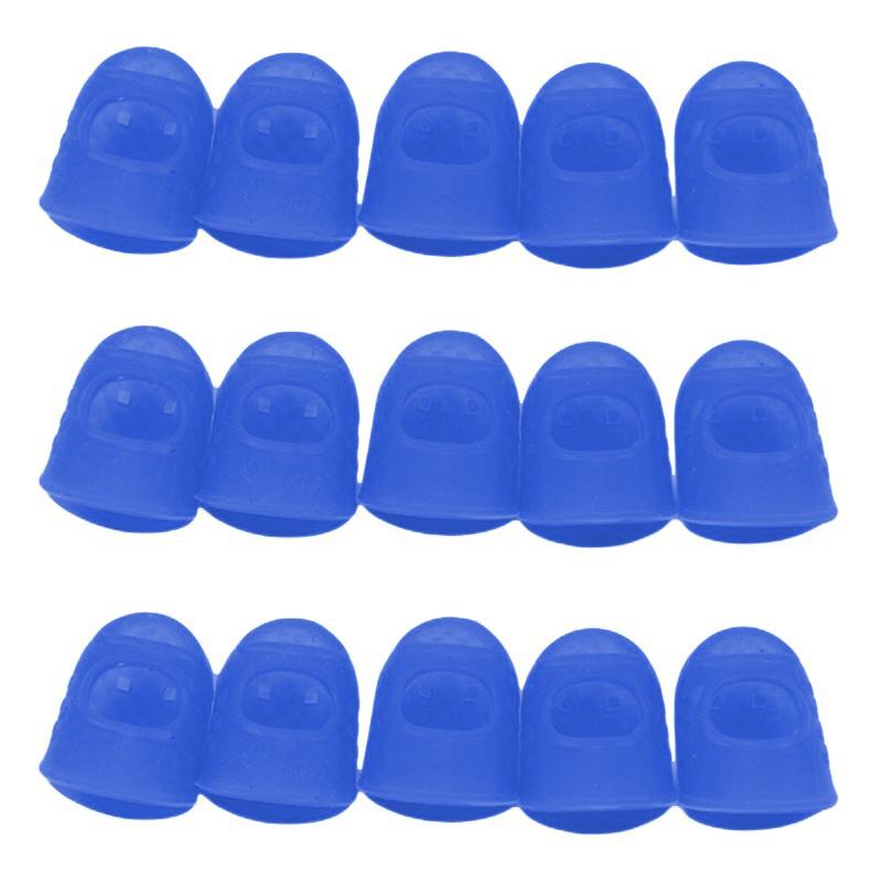 Sewing Thimble Breathable Protective Silicone Finger Thimble Finger Cover Caps Quilting Sewing Needlework Craft NEW