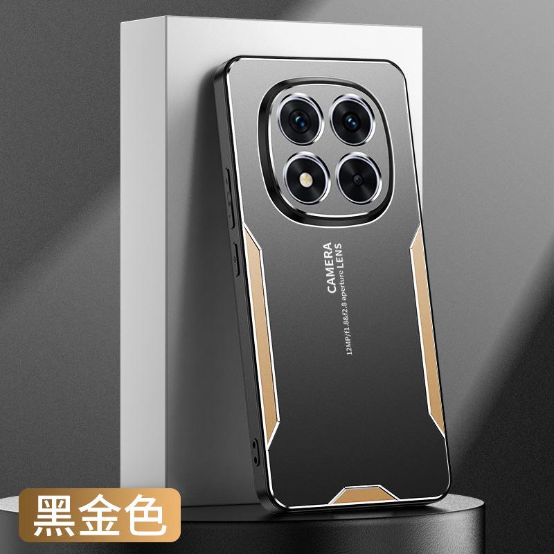 Applicable To Xiaomi Redmi note15Pro Triangular Blade Mobile Phone Case Note14 Metal Note13 Protective Case
