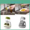 Kitchen Cleaning Brush With Automatic Liquid Dispenser For Home Use
