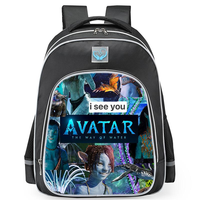 Zaino Periferico Serie Avatar3 Striscia Riflettente Zaino Scolastico