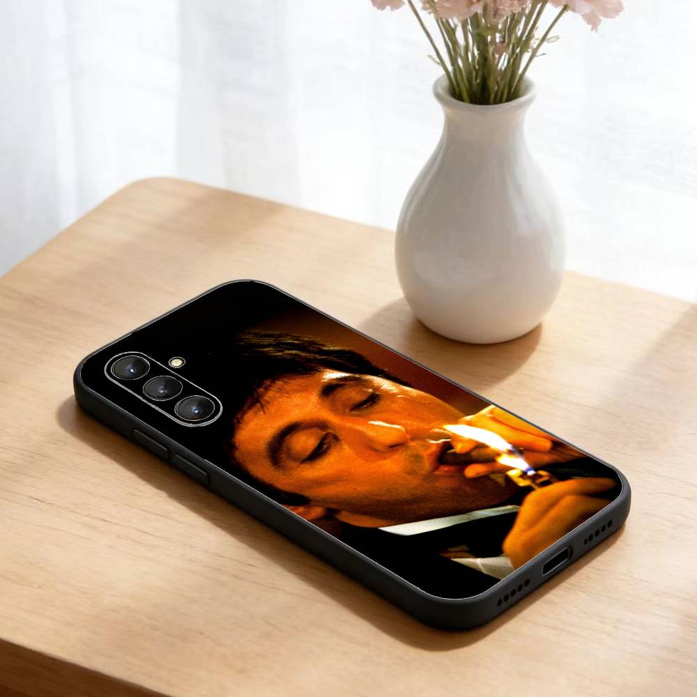 1983 Film S-Scarface  Phone Case For Samsung Galaxy A73,A21s,A22,A31,A52,A53,A71,A41Soft Black Shell