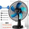 Silent 16-Inch Oscillating Desktop Fan for Home, Office, Student Dorm, or Bedside Use