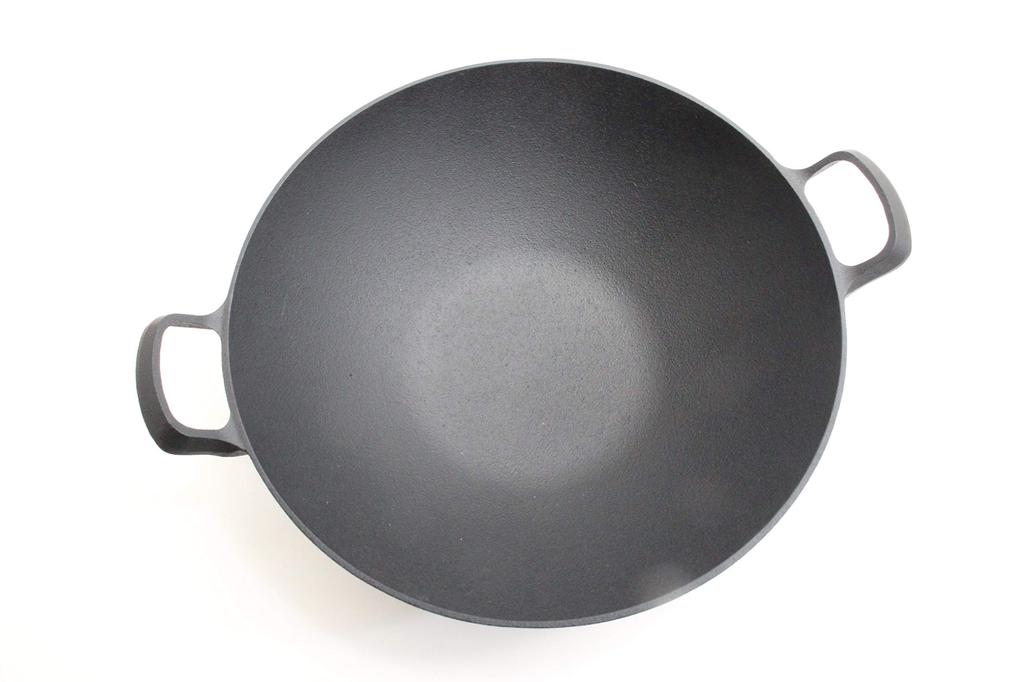 Ikenaga Iron Works Living with Iron New Nanbu Iron Wok 30cm Gift Wrapping Available