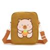 Adorable Cartoon Canvas Shoulder Bag For Kids Perfect For Everyday Use And Storage