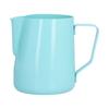 600ml Pointed Mouth Milk Frothing Pitcher Stainless Steel Thickened Milk Frother Cup for HomeBlue