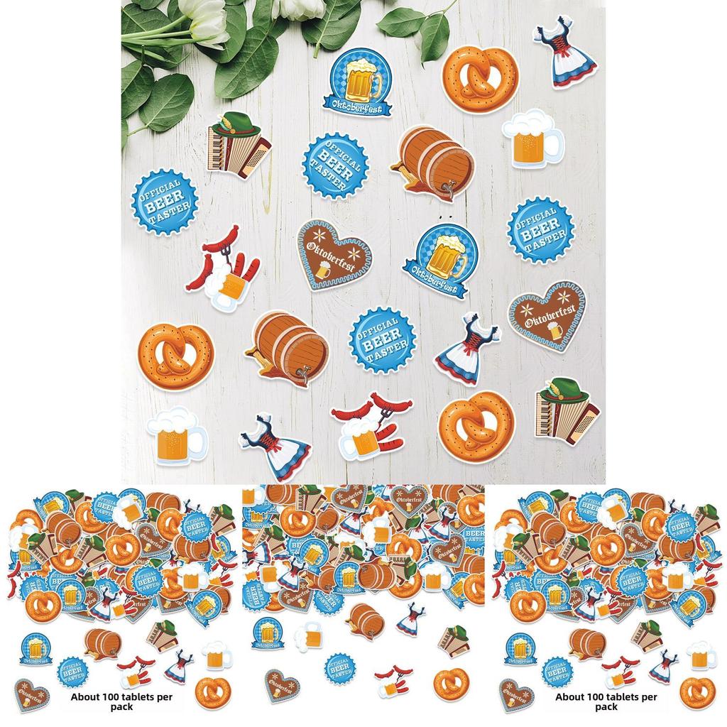 Munich Beer Festival Party Confetti With Paper Decor For Oktoberfest Celebrations