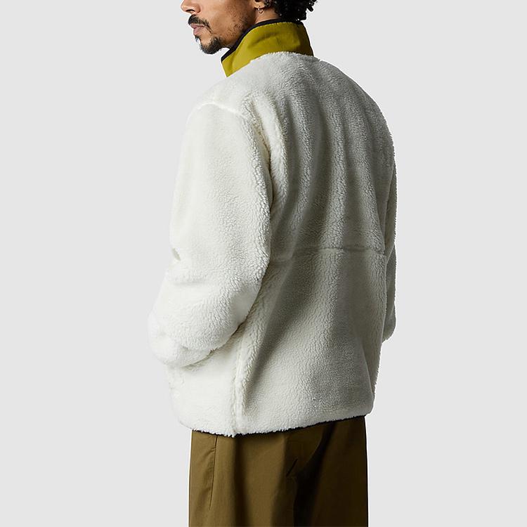 THE NORTH FACE Sweatshirts Men's White Stand Collar Moderate Straight Fit NF0A7URN-N5I