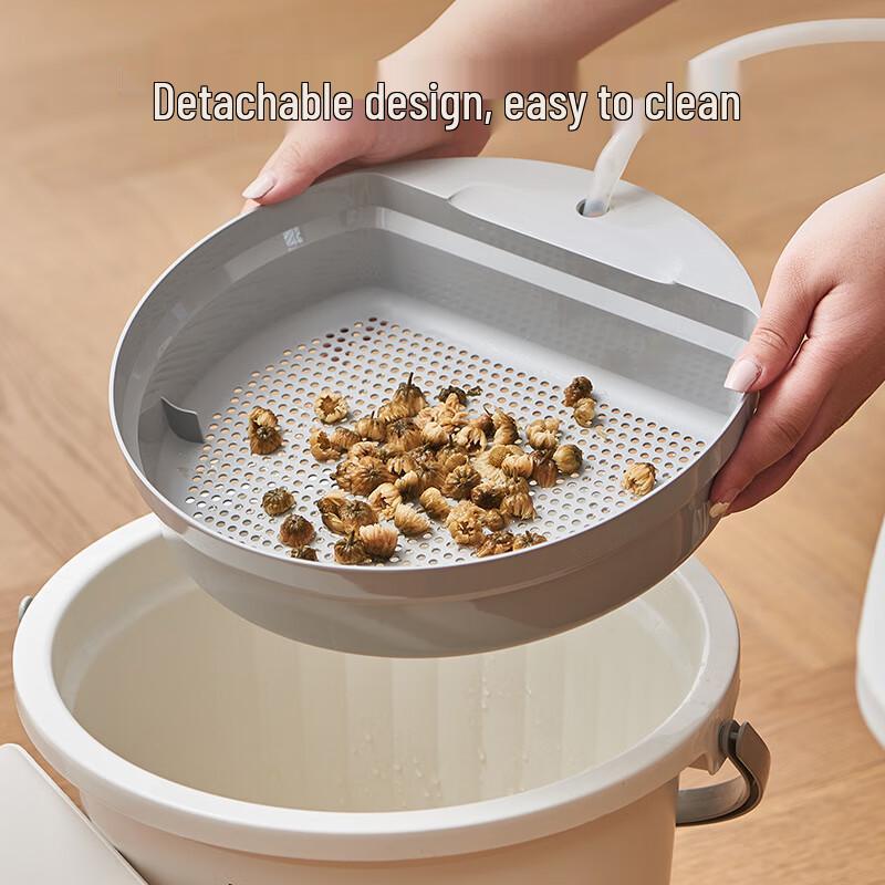 Tea Ceremony Wet & Dry Waste Bin