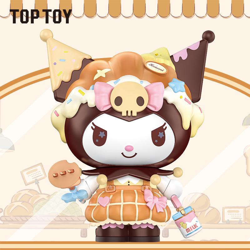 Sanrio Kuromi Bread Party Building Blocks: Cute Kuromi Doll & Ornament Birthday Gift