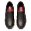 Skechers Entspannte Passform Arbeits-Slip-On Business Weiche Sohle Pendler Synthetikleder Sportlicher Komfort Niedrig geschnitten Freizeit-Schuhe Herren Sneaker Schokolade 77157-CHOC