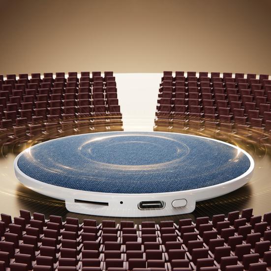 Under-Pillow Speaker for Sleep Bluetooth-compatible Ultrasonic Sound Pillow Wireless Bone Conduction Mini Pillow Speaker for Adults Side Sleepers