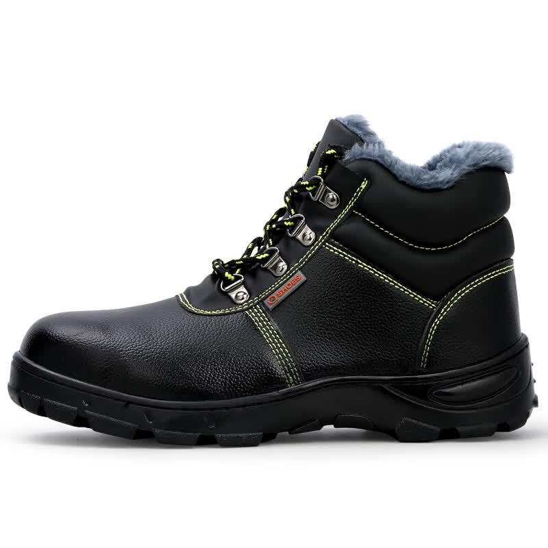 Wei Er Dun Men's Winter Steel Toe Safety Work Boots