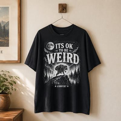 Jimothy from Seattle It’s OK To Be Weird Jimothy Raccoon T-Shirt