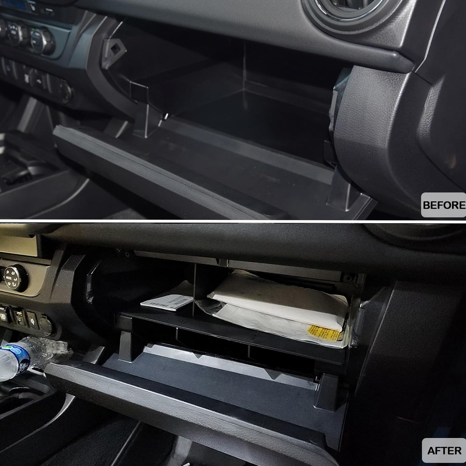 

SixthSmoy Органайзер-разделители для перчаточного ящика для Tacoma 2016-2019 2020 2025 2025 2025 Аксессуары для интерьера Вставка-лоток-разделитель для хранения чёрный