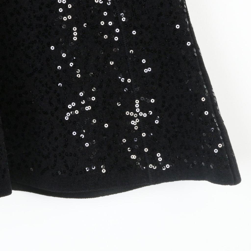 French S-Style Sequin Knit Cardigan & Midi Skirt Set – Autumn/Winter Collection