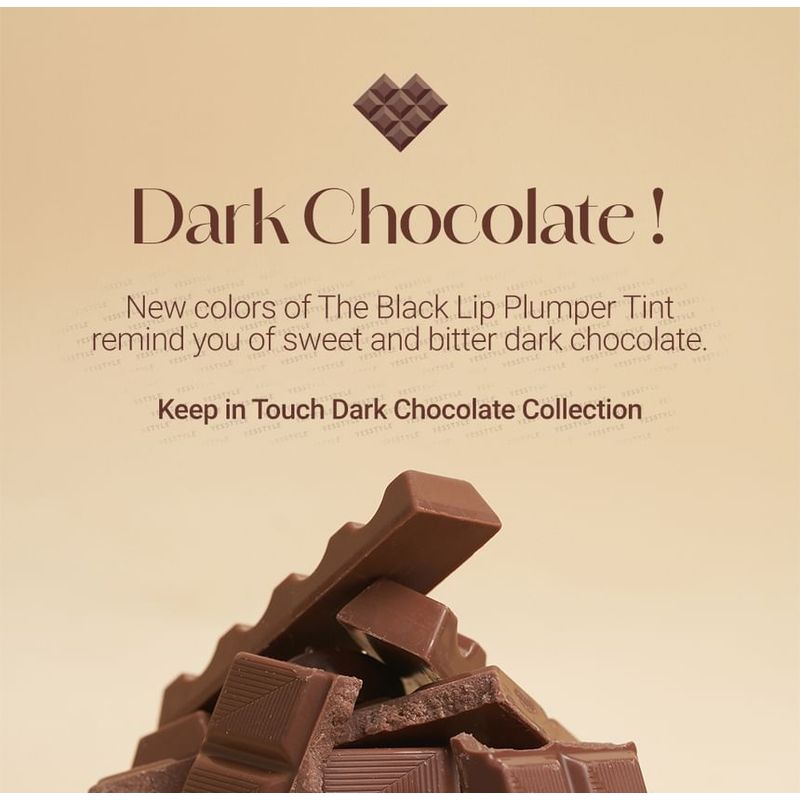 Keep in Touch - The Black Lip Plumper Tint Dark Chocolate Collection Set