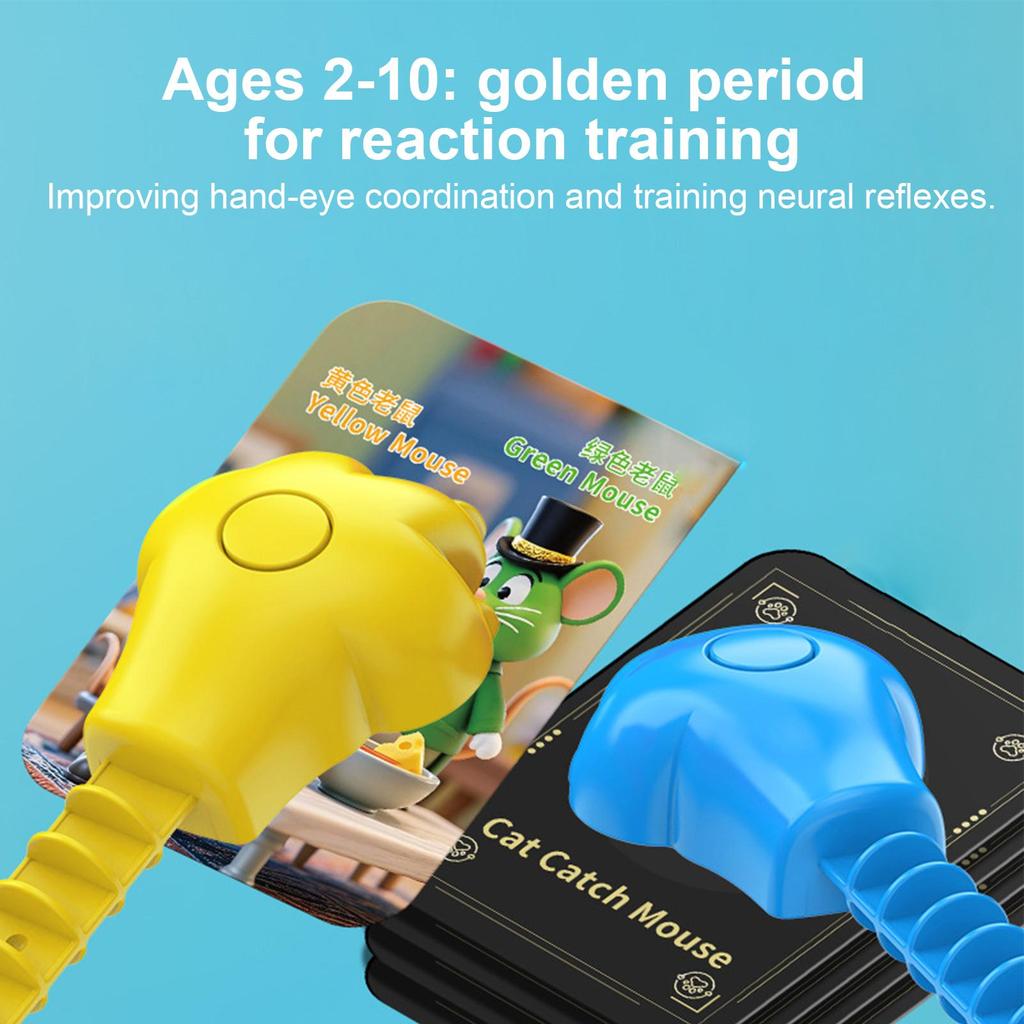 Katter fanger mus Brettspill Familiefest Sosiale spill Morsomme Kort Minne Logisk tenkning Barnelek Leker Gaver