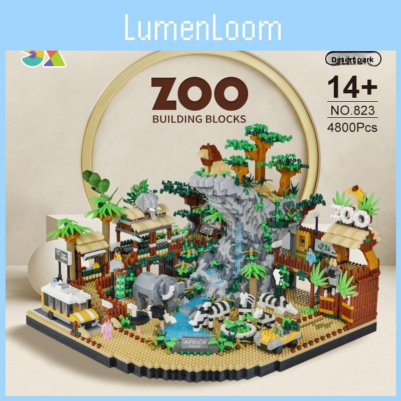 Scene Zoo Ørken Samling Byggekloss Modell Ornament For Gave Barn