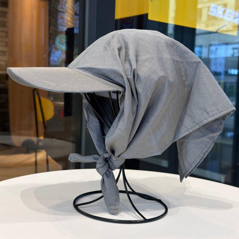 Korean Hip Hop Style Durag Cap for Men Women Summer Quick Dry Sun Hat Outdoor Lightweight Breathable Head Wrap Baseball Cap