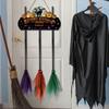 Halloween Witch Parking Space Parking Sign Hanging Festival Decoration Wooden Pendant.