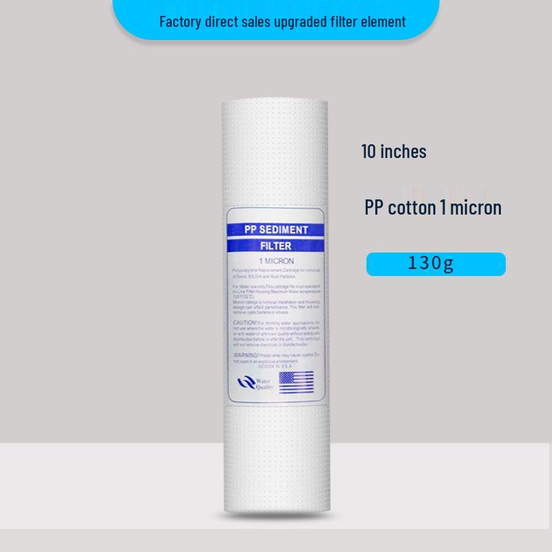 10-Inch 5-Stage Water Purifier: PP Cotton, Granular Carbon, Sintered Carbon, RO Membrane, Coconut Shell Post-Carbon Filters