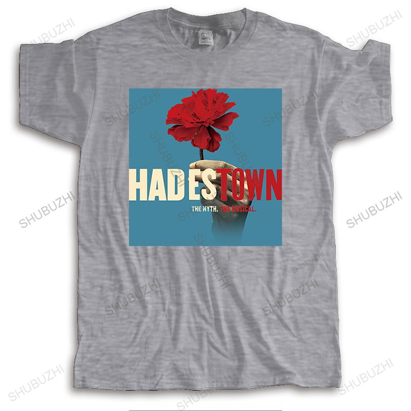 Unisex Luxury Vintage T Shirt Short Sleeve Hadestown The Broadway Musical Logo Cotton Fashion Tshirt For Him Plus Size Teeshirt
