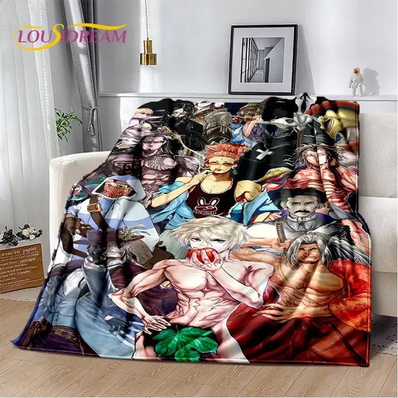 Record of Ragnarok Anime Cartoon Weiche Plüschdecke, Flanelldecke, Überwurfdecke für Wohnzimmer, Schlafzimmer, Bett, Sofa, Picknick-Abdeckung