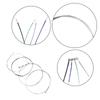 Cello Strings Replacement Full Sets with Steel Core Nickel Plated Ball End Nickel Chromium Wound Musical Instrument Part