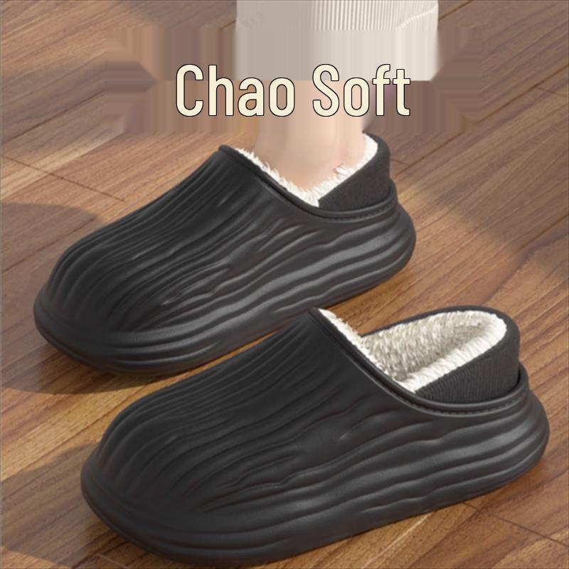 Женские зимние водонепроницаемые теплые хлопковые тапочки Peishi