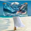 Ultra-Soft Beach Towel with Elsa Theme,Ideal for Pool - Camping, Diving - Perfect Travel Essential, Vibrant Beach Towel.