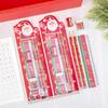 Five-Piece School Stationery Set for Kids: Birthday & Christmas Gift Pencil Set