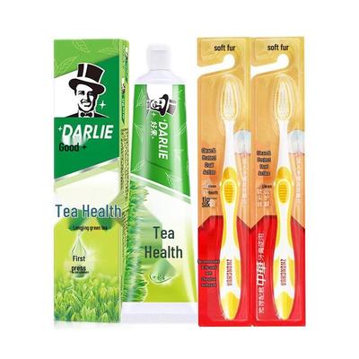 Tea Care Longjing Green Tea Toothpaste & Brush Set