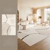 Modern Style Living Room Decoration Washable Carpet Home Fluffy Soft Rug Large Area Rugs for Bedroom Thick Plush Study Floor Mat