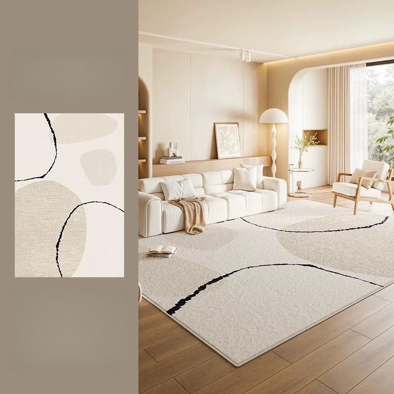 Modern Style Living Room Decoration Washable Carpet Home Fluffy Soft Rug Large Area Rugs for Bedroom Thick Plush Study Floor Mat