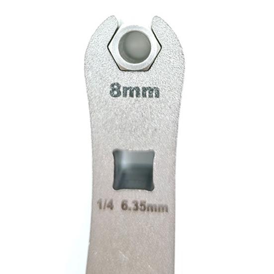 Bicycle Oil Pipe Torque Wrench Heavy Duty Stainless Steel 7-8MM MTB Road Mountain Bike Oil Pipe Brake Locking Screw Open Wrench Tool