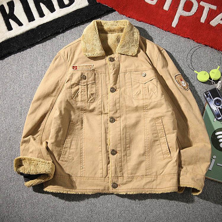 Mens Military Bomber Jacket Plus Size 4XL 5XL Black Winter Tactical