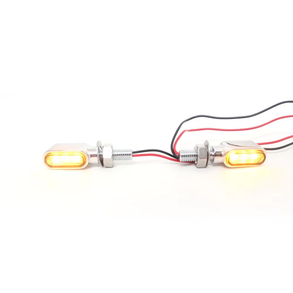 Motorcycle Part 12V LED Turn Signal Light E Mark Running Indicator Lamp Amber clignotant Moto intermitente Blinker Lights
