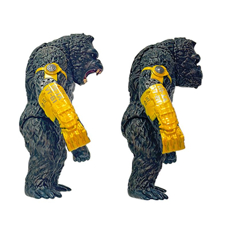 2 Styles King Kong Gorilla Articulated Joints Moveable Action Figure Vinyl Doll Collection Model Toys