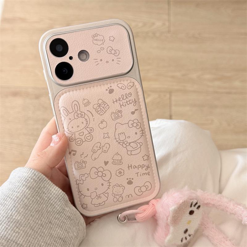 Hello Kitty Heart iPhone Case for 17 Pro Max / 16 / 15 / 14 - Girly Daily Use Edition