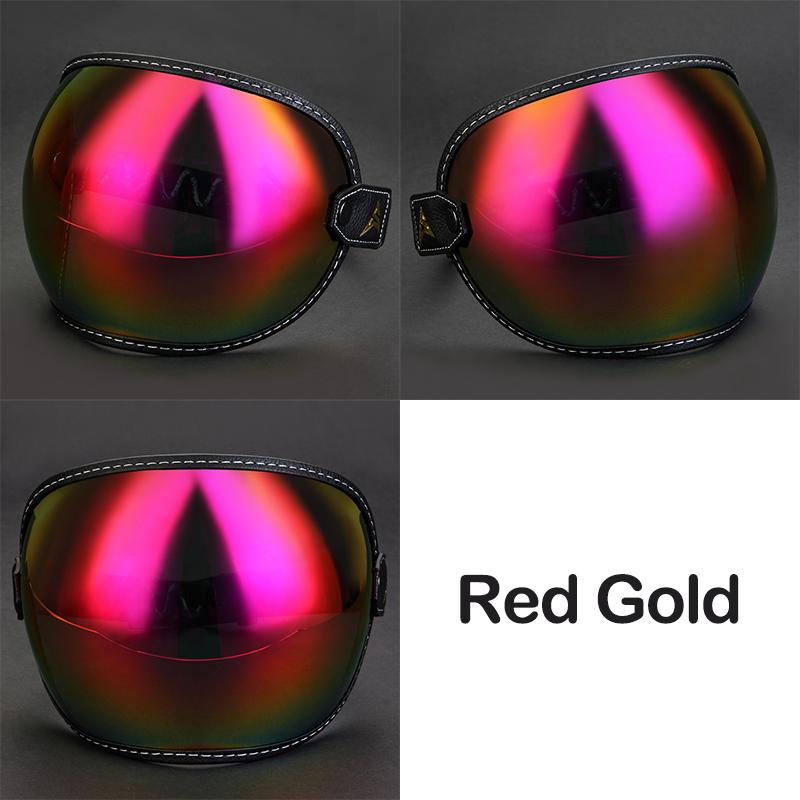 Universal Motorcycle Vintage Helmet Bubble Shield Visor Sunglasses Goggles Accessories Fit All Vintage Retro Open Face Half