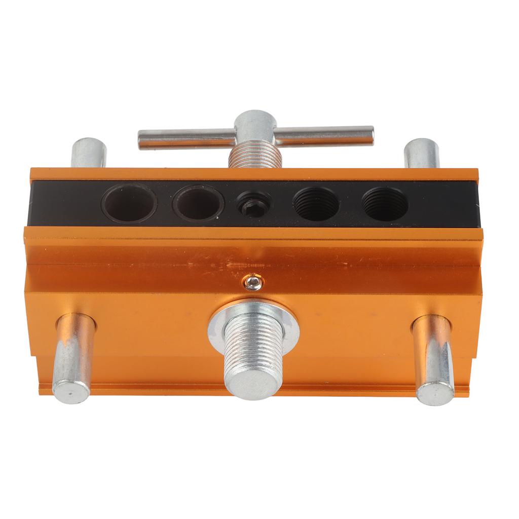 Self Centering Dowelling Jig Aluminum Alloy Drilling Guide Bushings Set Wood Puncher Locator 64mm