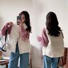 Real autumn and winter cotton clothes Korean version of the new side zipper loose bread clothes down cotton sleeveless vest