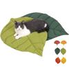 Soft Cotton Cat Bed Leaf Shaped Seat Cushion Cute Pet Sleeping Blanket Pet Accessories