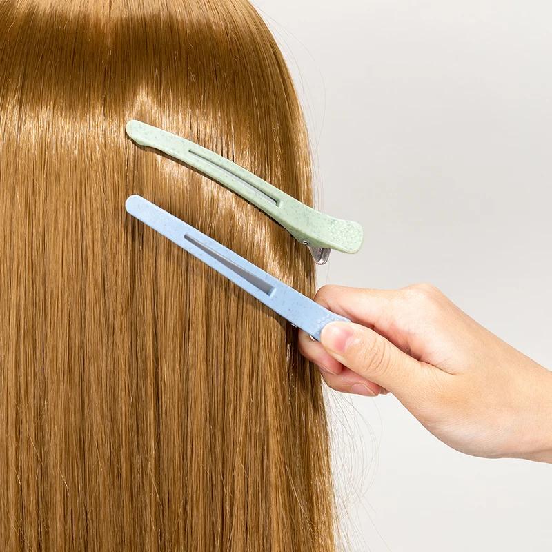 6pcs Hair Clip Set Professional Hairdressing Salon Hairpins Non-slip Crocodile DIY Alligator Clips Home Barber Hair Stylig Tools