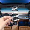4Pcs Car Door Handle Stickers Tire Rear View Mirror Decals for Jeep Renegade Compass Grand Cherokee Wrangler Jk Gladiator