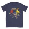 Digimon World T-Shirt Herren Baumwolle Oberteile Retro Rundhalsausschnitt Kurzarm