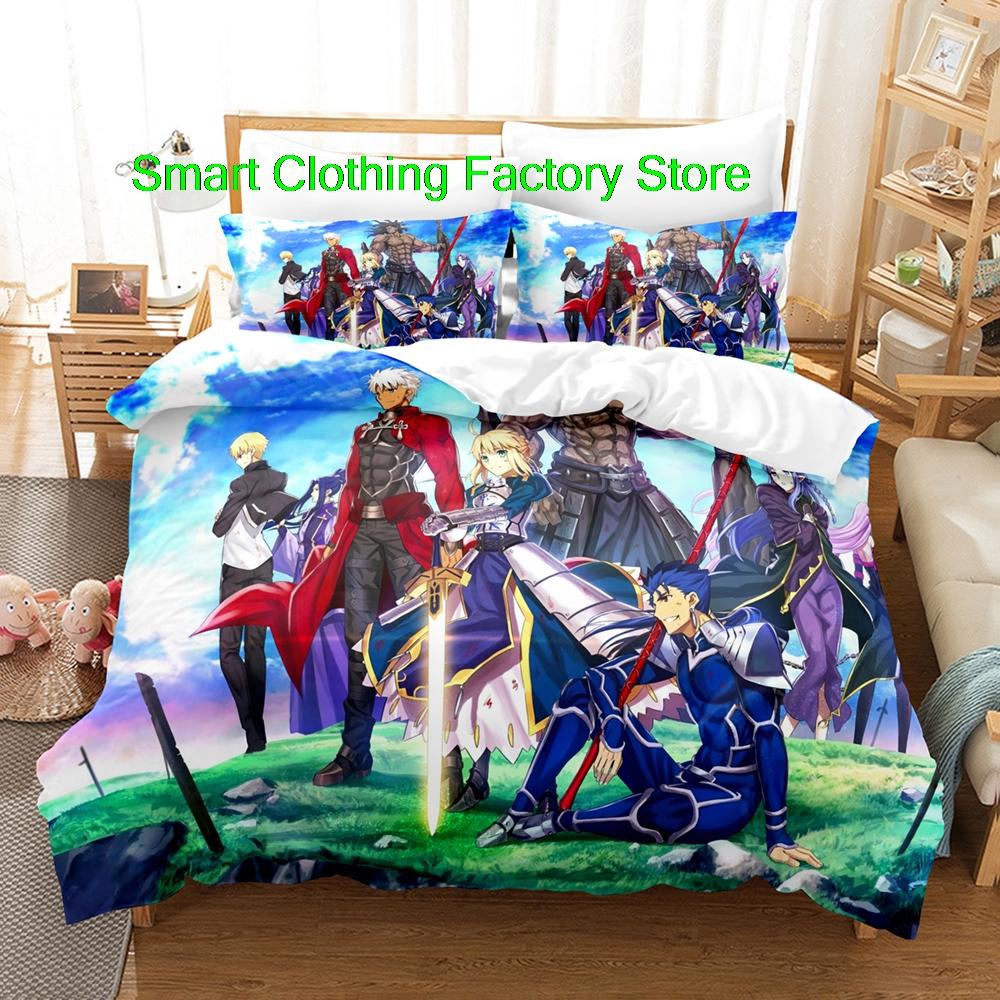 Fatestay Night Bedding Set Single Twin Full Queen King Size Bed Set Teenagers Bedroom Duvetcover Sets Fashion Bed Sheet Set